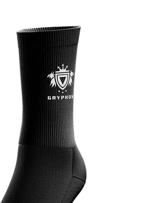 GRYPHON Crew Socks Black
