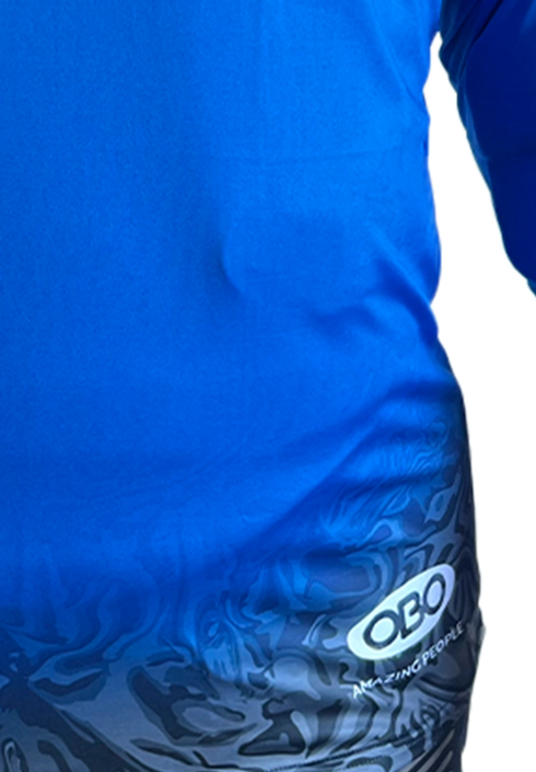 OBO Graphic Acid Long Sleeve Smock