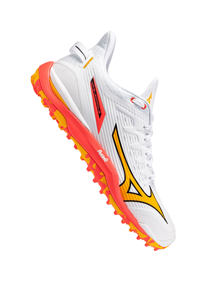 Mizuno Wave Leopardus White/Fiery Coral