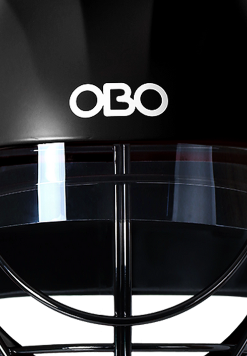 OBO ROBO ABS Helmet (Black) + Blinders