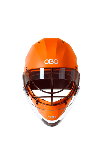 OBO ROBO ABS Helmet (Orange) + Blinders