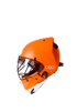OBO ROBO ABS Helmet (Orange) + Blinders
