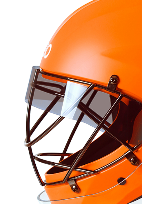 OBO ROBO ABS Helmet (Orange) + Blinders