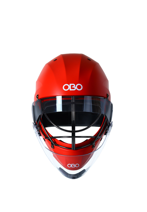 OBO ROBO ABS Helmet (Red) + Blinders