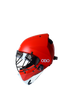 OBO ROBO ABS Helmet (Red) + Blinders