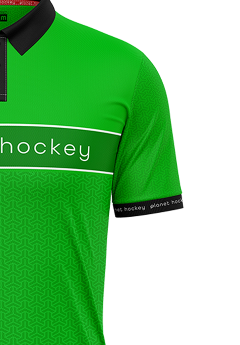 Planet Hockey Umpire Shirt Aurora Green
