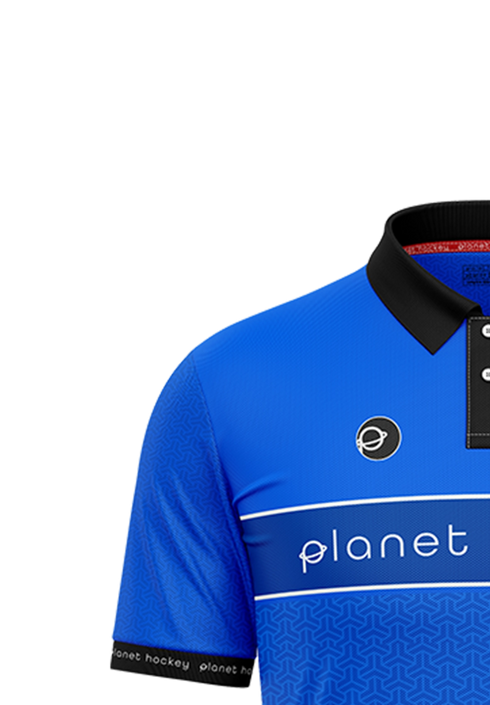 Planet Hockey Umpire Shirt Nebula Blue