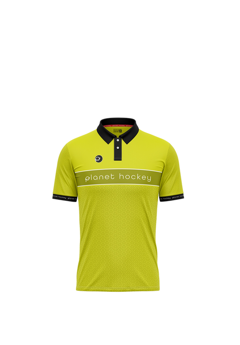 Planet Hockey Umpire Shirt Supernova Yellow
