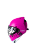 OBO ROBO ABS Helmet (Pink) + Blinders