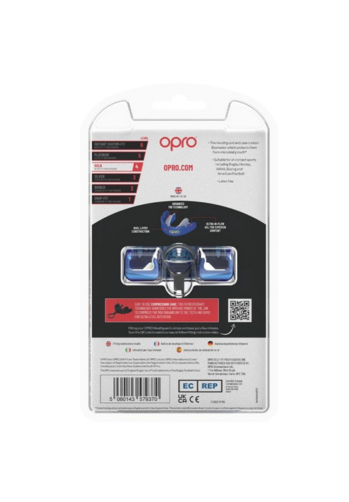 OPRO Gold Braces Mouthguard Senior