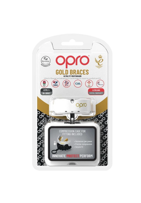 OPRO Gold Braces Mouthguard Senior