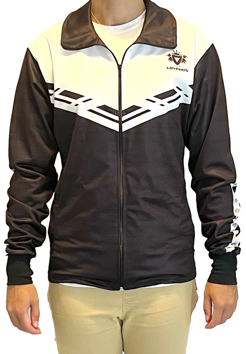 GRYPHON Trainer Ladies Track Top Black/White 2023