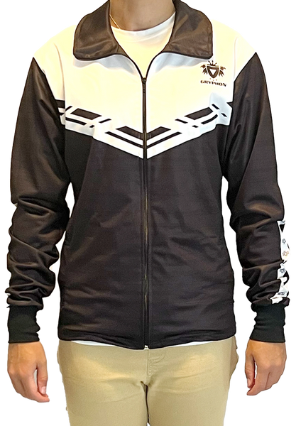 GRYPHON Trainer Ladies Track Top Black/White 2023