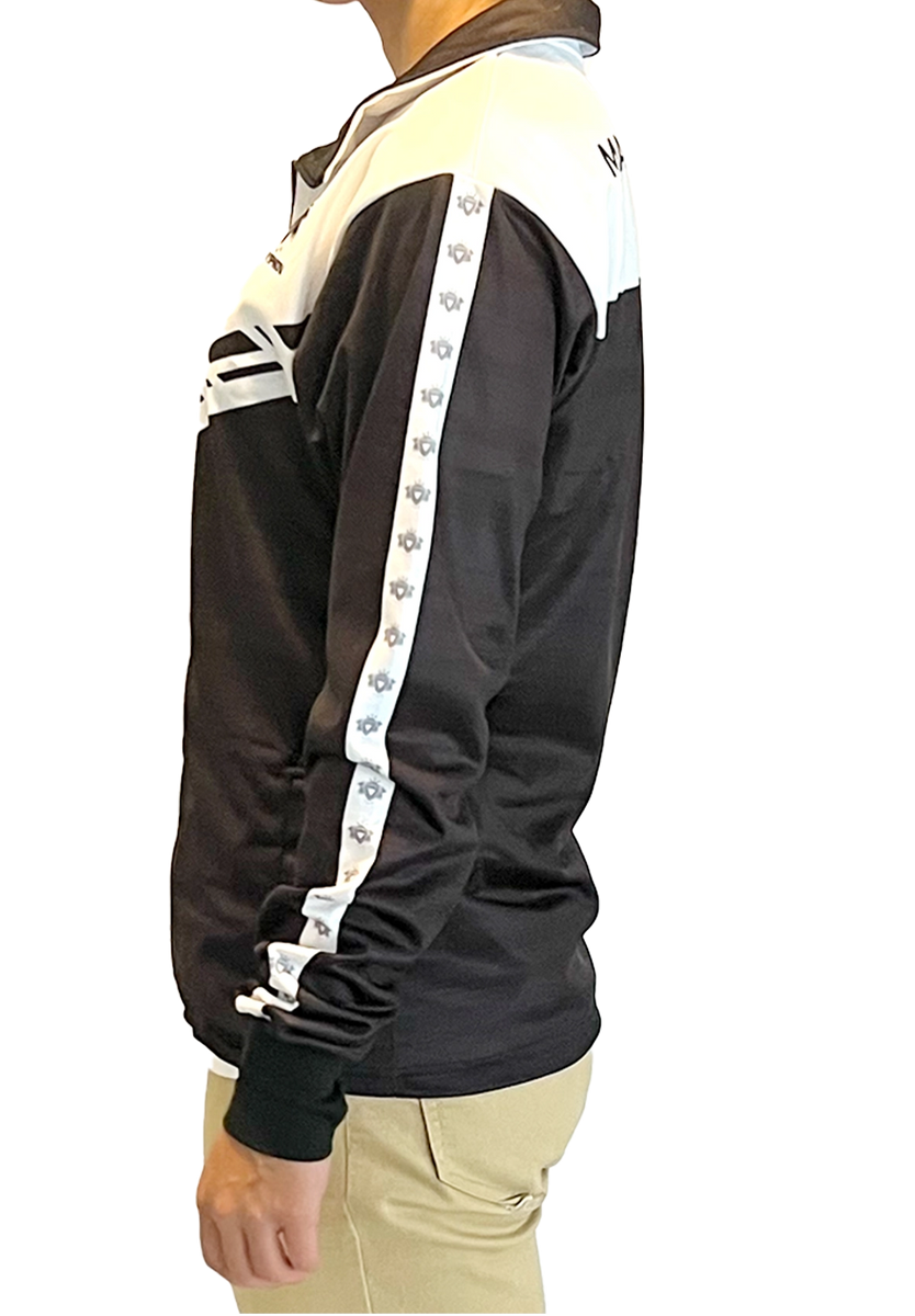 GRYPHON Trainer Mens Track Top Black/White 2023 Hockey