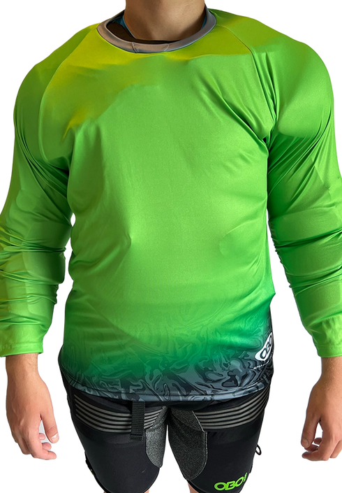 OBO Graphic Acid Long Sleeve Smock