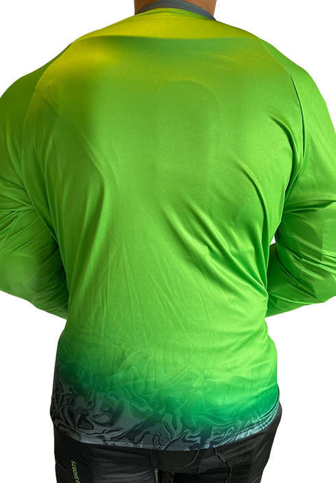 OBO Graphic Acid Long Sleeve Smock