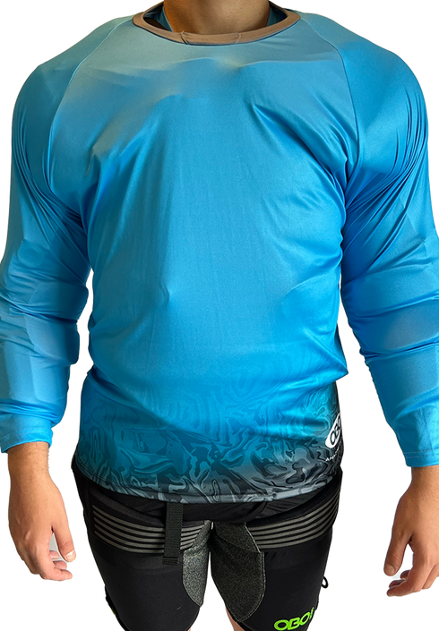 OBO Graphic Acid Long Sleeve Smock