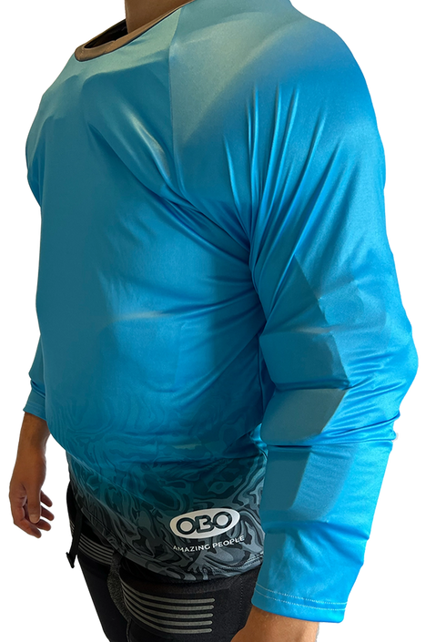 OBO Graphic Acid Long Sleeve Smock