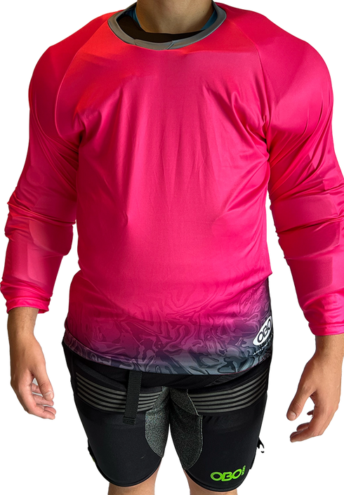 OBO Graphic Acid Long Sleeve Smock