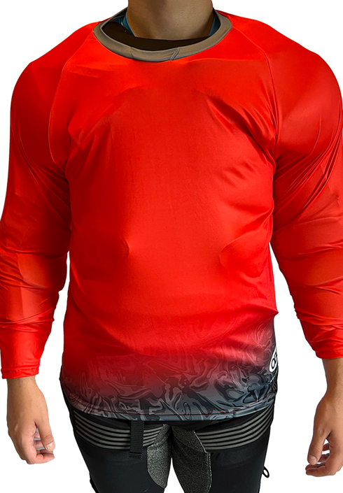 OBO Graphic Acid Long Sleeve Smock