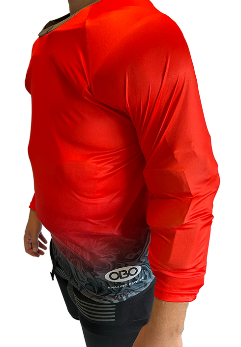 OBO Graphic Acid Long Sleeve Smock