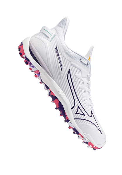 Mizuno Wave Leopardus White/Violet Indigo