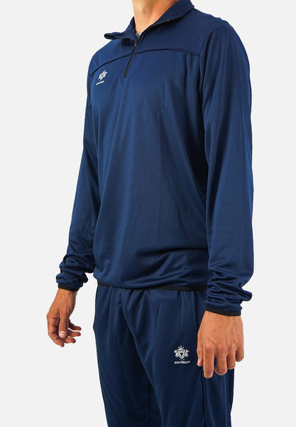 GRYPHON Mens Mid Layer Top Navy